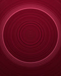 Crimson Concentric Modern Pattern Rug