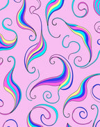 Swirls Of Bright Color And Whimsy Pattern Rug