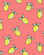 Citrus Delight Lemon Pattern Rug