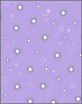 Light Purple Starburst Floral Design Rug