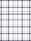 Classic Plaid Indigo White Design Rug