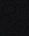 Dark Swirl Abstract Pattern Rug