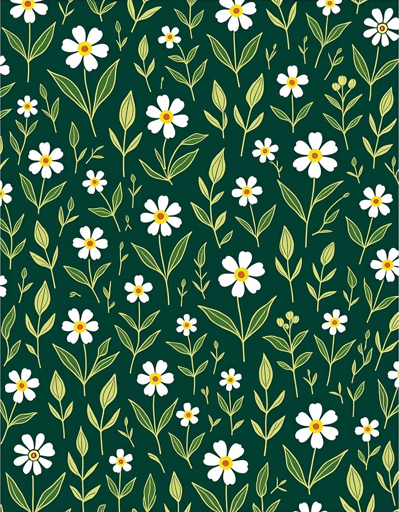 Floral Meadow Pattern Rug