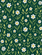 Floral Meadow Pattern Rug