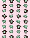 Whimsical Creature Floral Pattern Design Rug