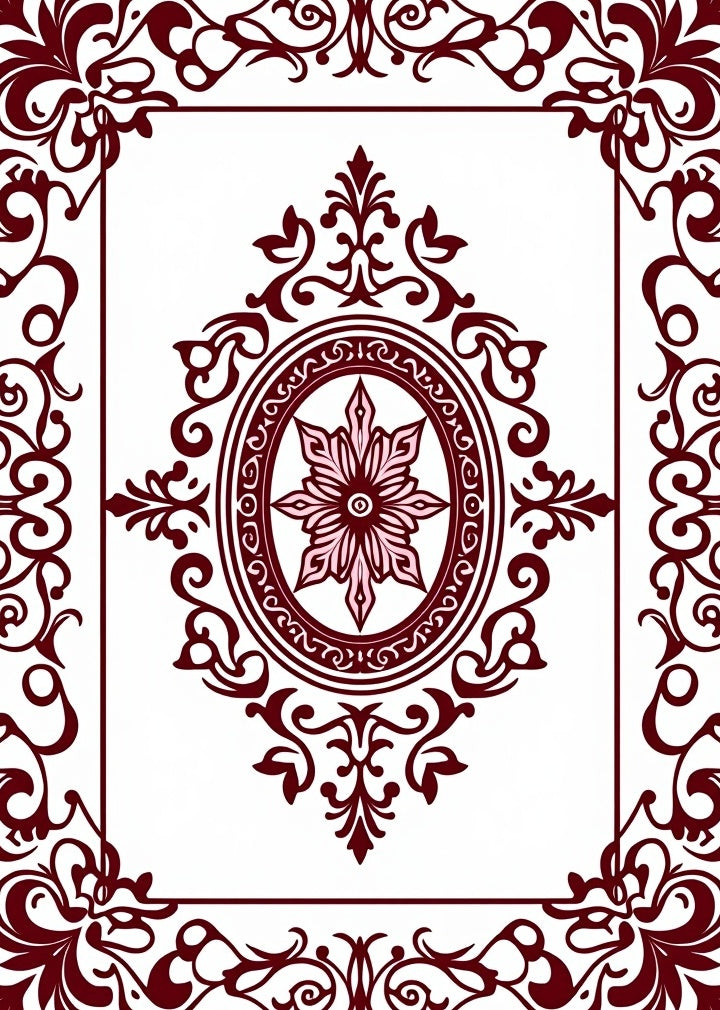 Elegant Floral Oval Medallion Designer Rug