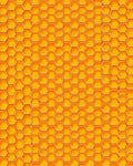 Golden Hexagonal Pattern Design Rug
