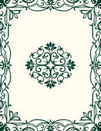 Elegant Ornate Scrolls and Floral Pattern Rug