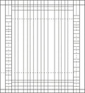 Minimalist Linear Grid Pattern Rug
