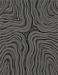 Abstract Organic Contour Pattern Rug