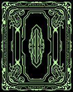 Sci Fi Geometric Abstract Neon Design Rug