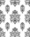 Classic Floral Scrollwork Pattern Rug