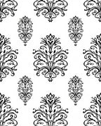 Classic Floral Scrollwork Pattern Rug