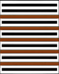 Bold Striped Monochrome Tones Rug