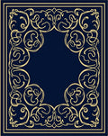 Ornate Swirl Embossed Vintage Rug