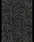 Abstract Swirls Organic Line Art Design Rug