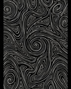 Abstract Swirls Organic Line Art Design Rug