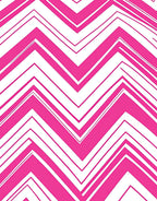 Bold Pink Zagzag Stripes Rug