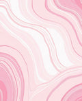Pink Swirl Abstract Marble Pattern Rug