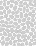 Organic Pebble Pattern Gray Rug
