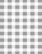 Classic Grey White Checkered Design Rug