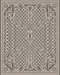 Ornate Floral Pattern With Subtle Accents Rug