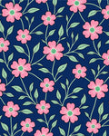 Floral Vine Pattern Rug