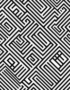 Monochromatic Linear Maze Pattern Rug