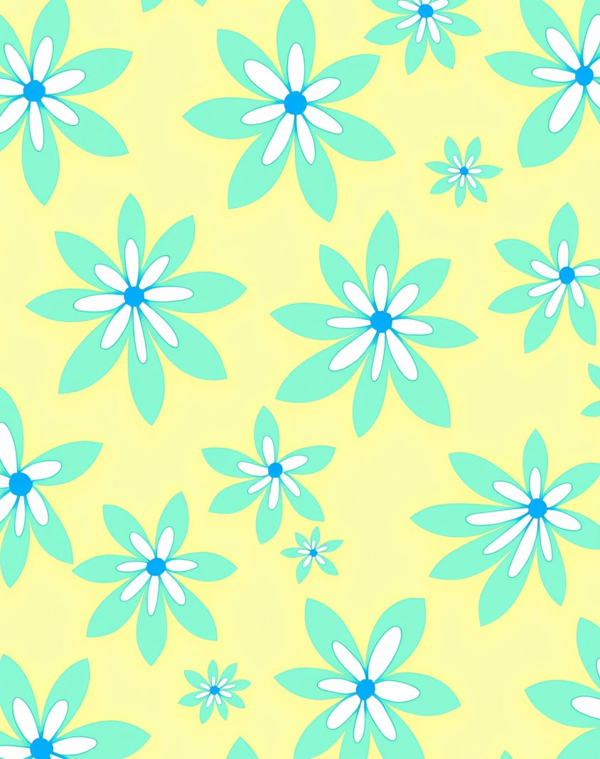Daisy Mandala Pattern Rug