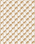 Brown Houndstooth Pattern Rug