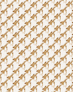 Brown Houndstooth Pattern Rug