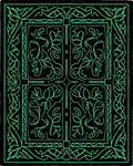 Ornate Floral Vine Abstract Design Rug
