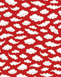 Whimsical Cloud Pattern Design Rug