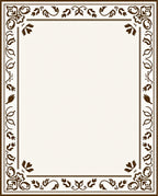 Classic Floral Border With Leaf Accents Rug