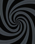 Op Art Swirl Design Rug