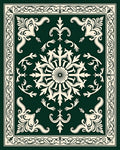 Elegant Floral Scrollwork Decorative Rug