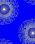 Radiant Sunburst Pattern Design Rug