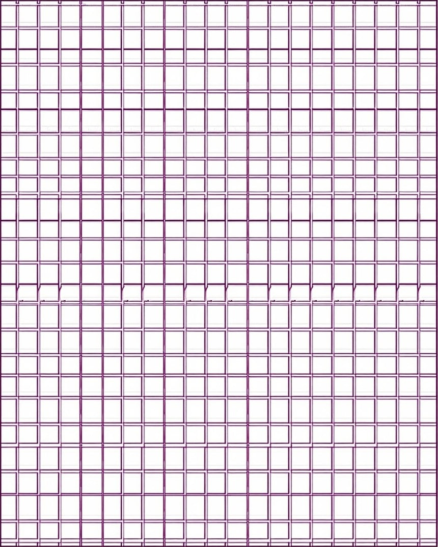 Purple Grid Geometric Lines Rug