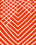 Bold White Lines Geometric Rug
