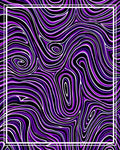 Purple Swirl Abstract Lines Rug