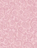 Pink Swirl Abstract Pattern Design Rug