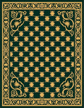Grand Floral Vine Pattern Rug