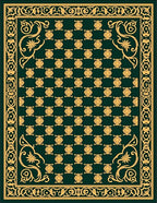 Grand Floral Vine Pattern Rug