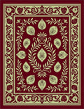 Ornate Floral Vine Patterned Rug