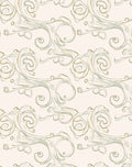Elegant Floral Swirl Pattern Rug