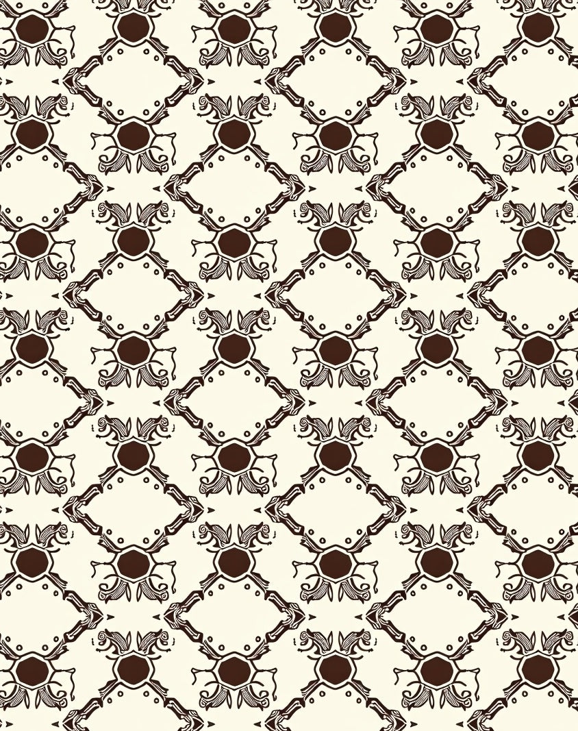 Abstract Diamond Link Pattern Design Rug