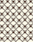 Abstract Diamond Link Pattern Design Rug