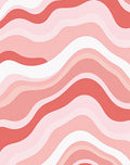 Coral Waves Pattern Rug