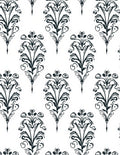 Ornate Floral Damask Pattern Rug