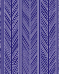 Indigo Chevron Stripe Pattern Rug